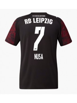Billige RB Leipzig Antonio Nusa #7 Tredjedrakt 2025-26 Kortermet
